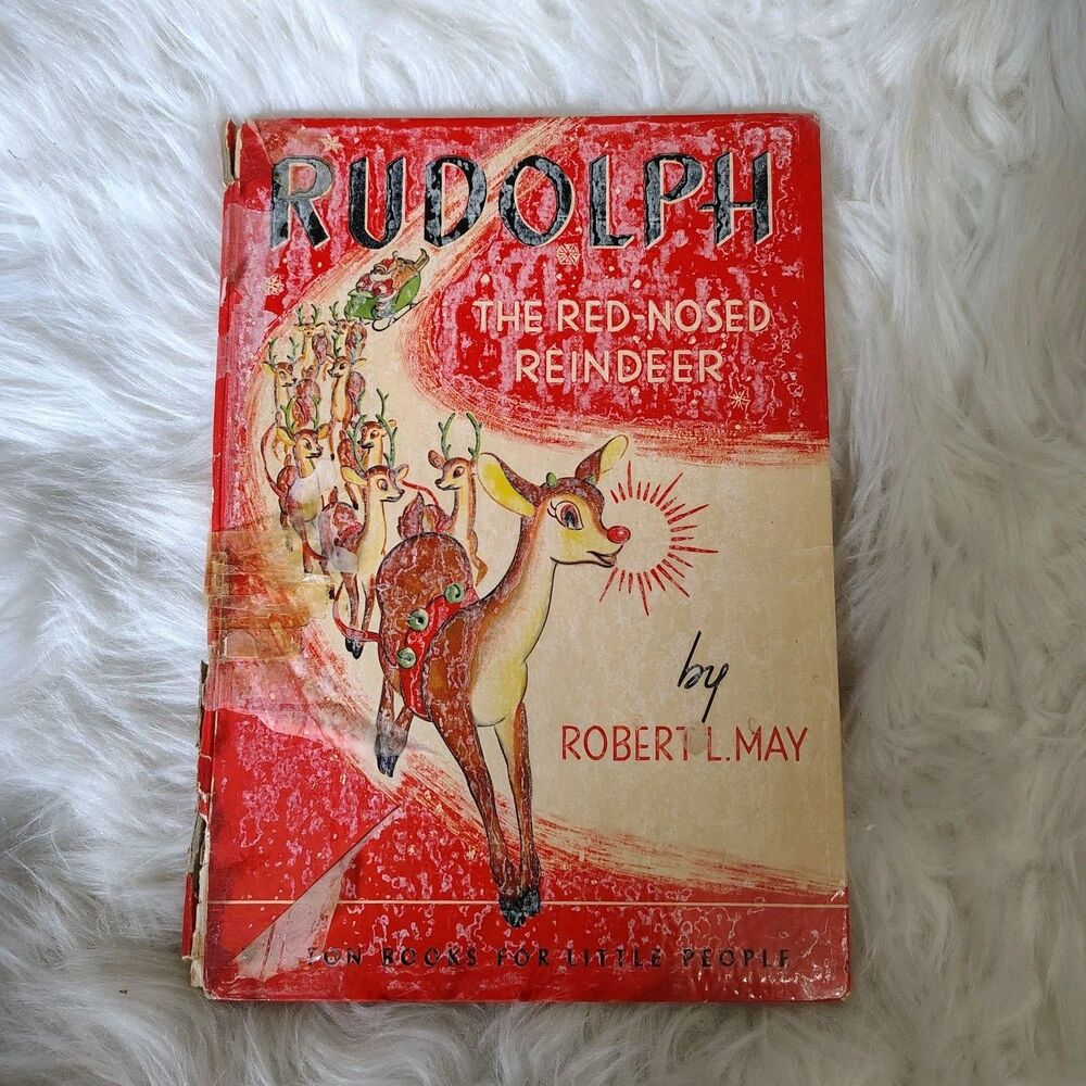 VTG Rudolph the Red-Nosed Reindeer Robert L. May 1939 First Ed Maxton Children's